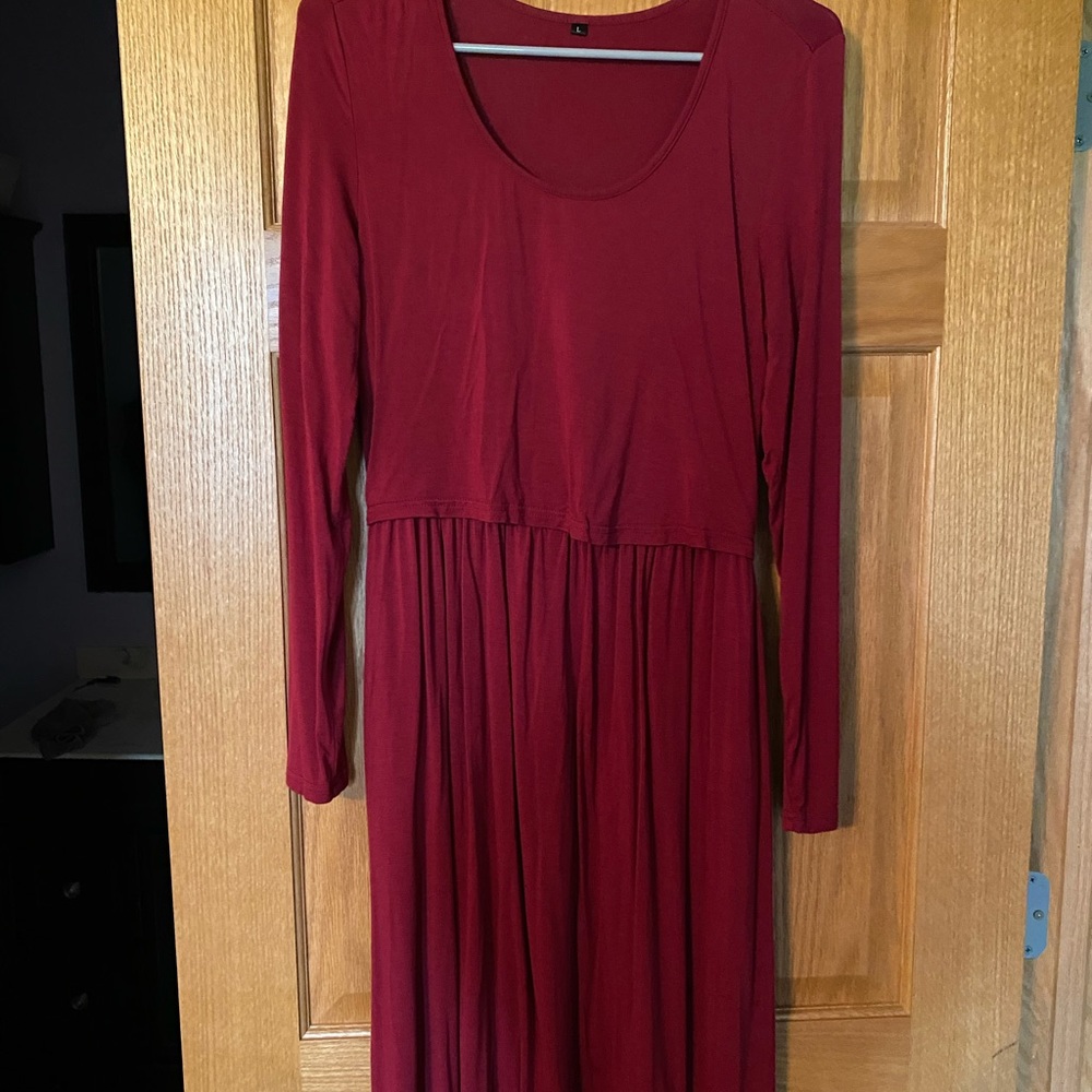 Women’s maternity/nursing dress from Amazon size L